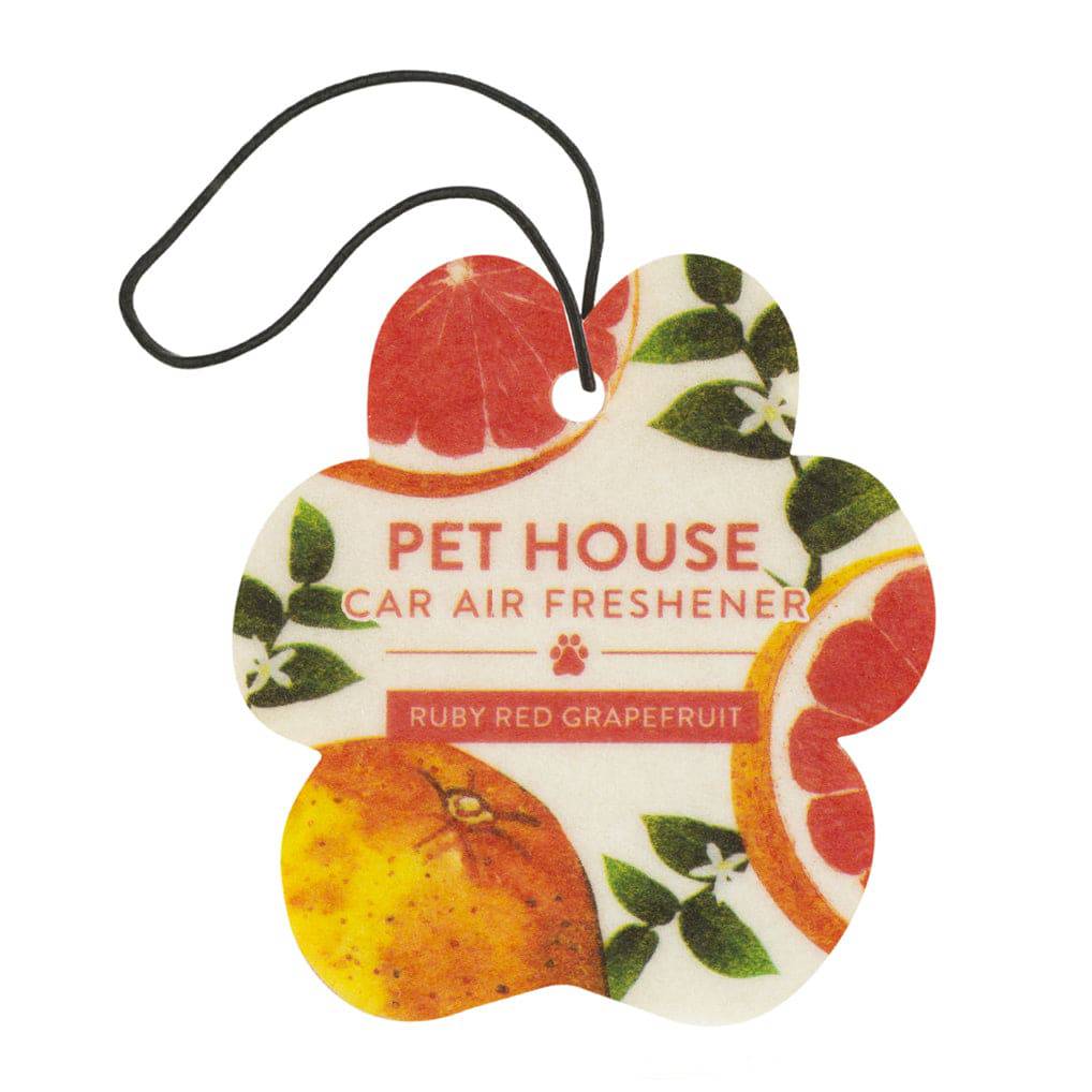 One Fur All Pet House Car Air Freshener (Ruby Red Grapefruit)