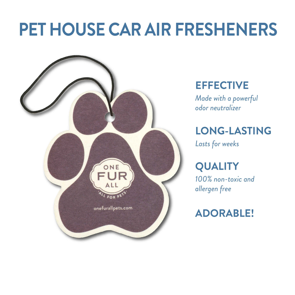 One Fur All Pet House Car Air Freshener (Lavender Green Tea)