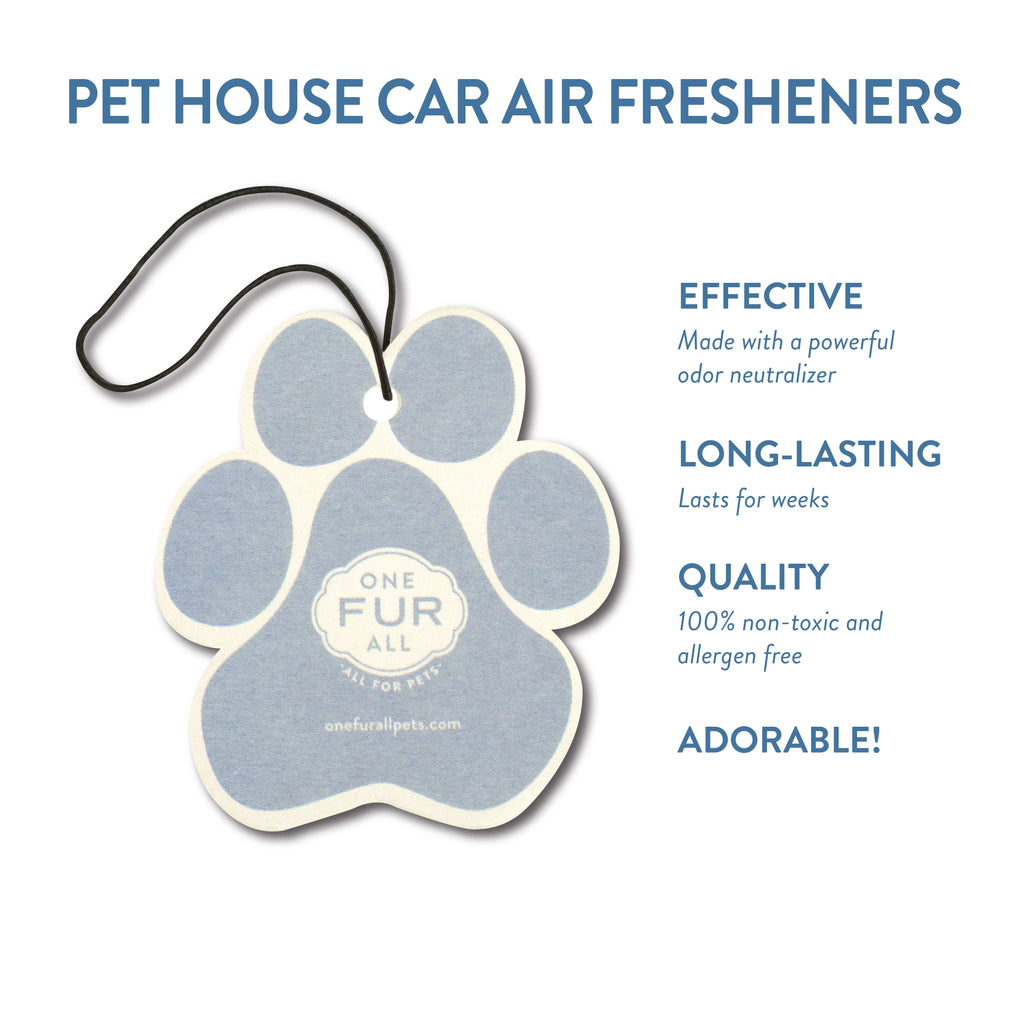 One Fur All Pet House Car Air Freshener (Sunwashed Cotton)