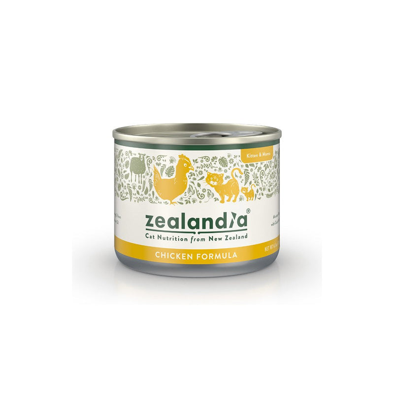 ZEALANDIA Mousse Chicken Pate Kitten & Mama Wet Food 185g