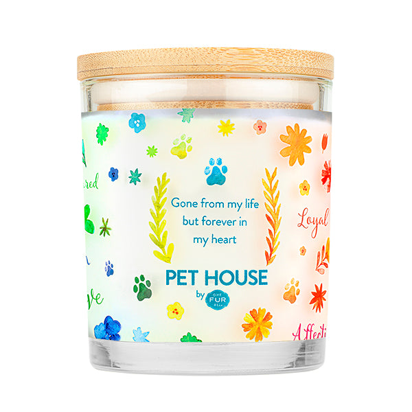 One Fur All Pet House Candle (Furever Loved Memorial Candle)