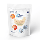 Freezy Paws Freeze-Dried Chicken Heart Coated with Salmon Dog and Cat Treats 100g