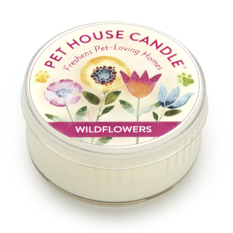 One Fur All Pet House Mini Candle (Wildflowers)