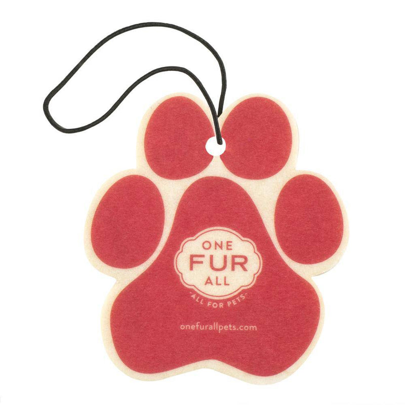 One Fur All Pet House Car Air Freshener (Candy Cane)