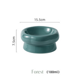 FurBub Flower Shape Ceramic Cat Bowl