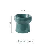 FurBub Flower Shape Ceramic Cat Bowl