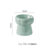FurBub Flower Shape Ceramic Cat Bowl