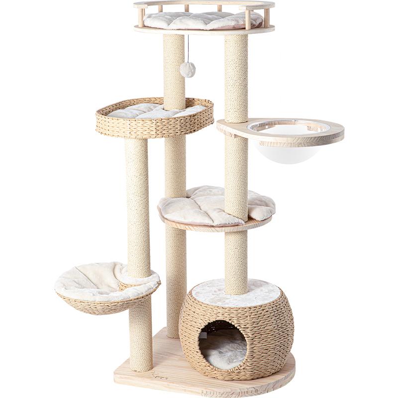 HONEYPOT CAT® Solid Wood Cat Tree 95cm-141cm #210008 #210011 #210012