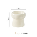 FurBub Flower Shape Ceramic Cat Bowl
