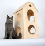 (Pre-order) HONEYPOT CAT® Solid Wood Cat Tree 1.35m #160038