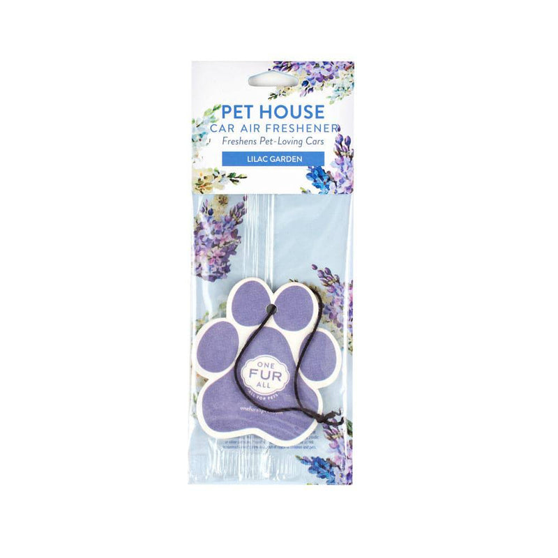 One Fur All Pet House Car Air Freshener (Lilac Garden)