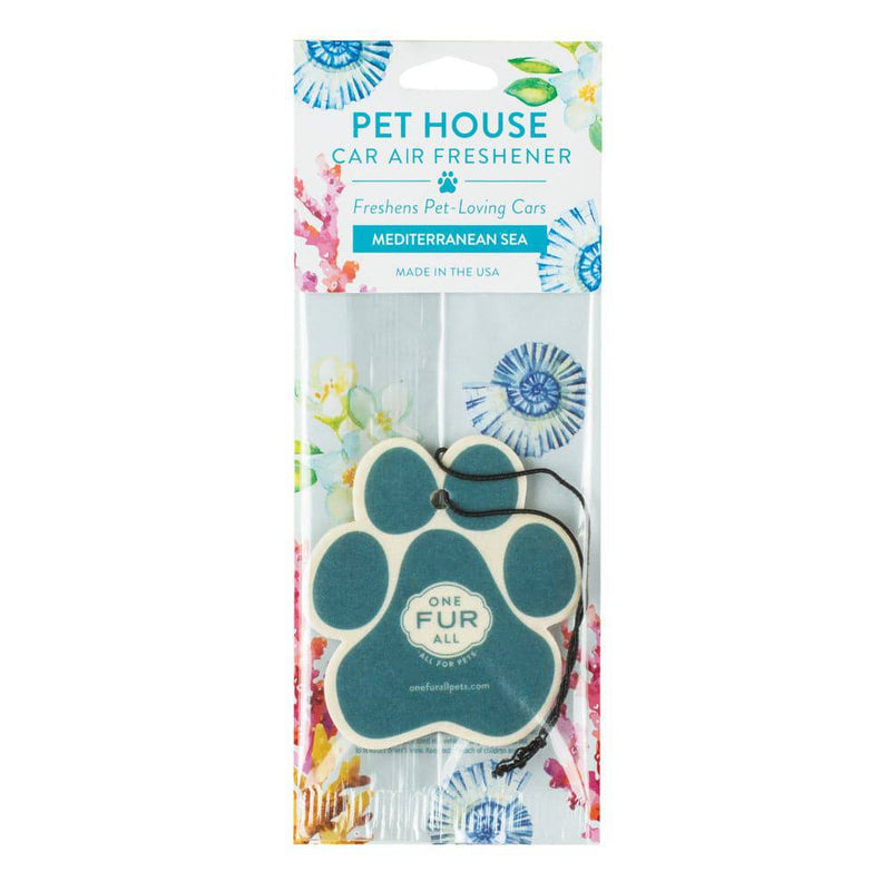 One Fur All Pet House Car Air Freshener (Mediterranean Sea)