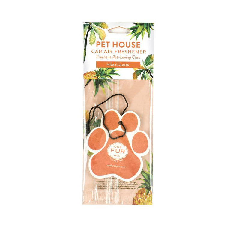 One Fur All Pet House Car Air Freshener (Pina Colada)