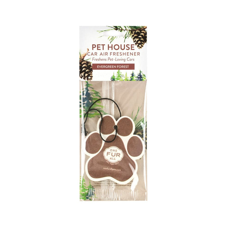 One Fur All Pet House Car Air Freshener (Evergreen Forest)