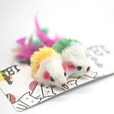 Furbub Rattling Toy Mice (2 pack)