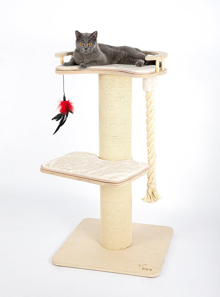 (Pre-order) HONEYPOT CAT® Solid Wood Cat Tree 115-127cm #190266