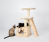 (Pre-order) HONEYPOT CAT® Solid Wood Cat Tree 95cm #190229