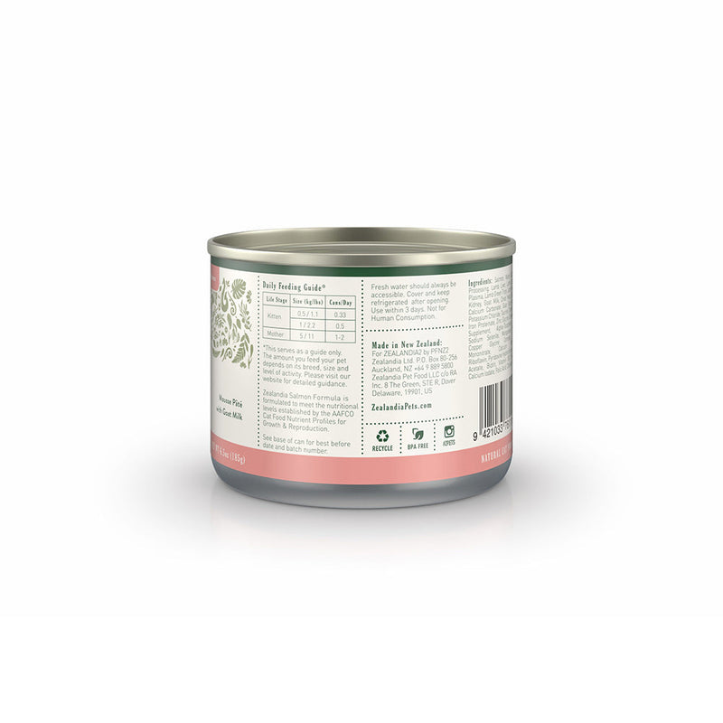 ZEALANDIA Mousse Salmon Pate Kitten & Mama Wet Food 185g