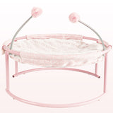 Elevated Pet Bed with Spring Pompom