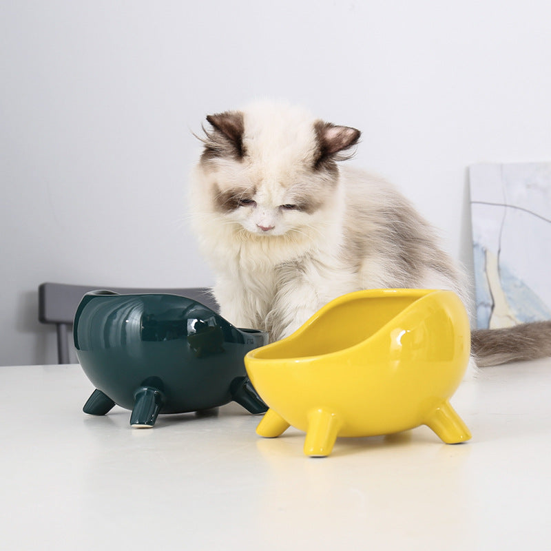 FurBub Chubby Ceramic Feeding Bowls