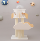 (Pre-Order) MUSHE Solid Wood Cat Tree - Rocket 125cm