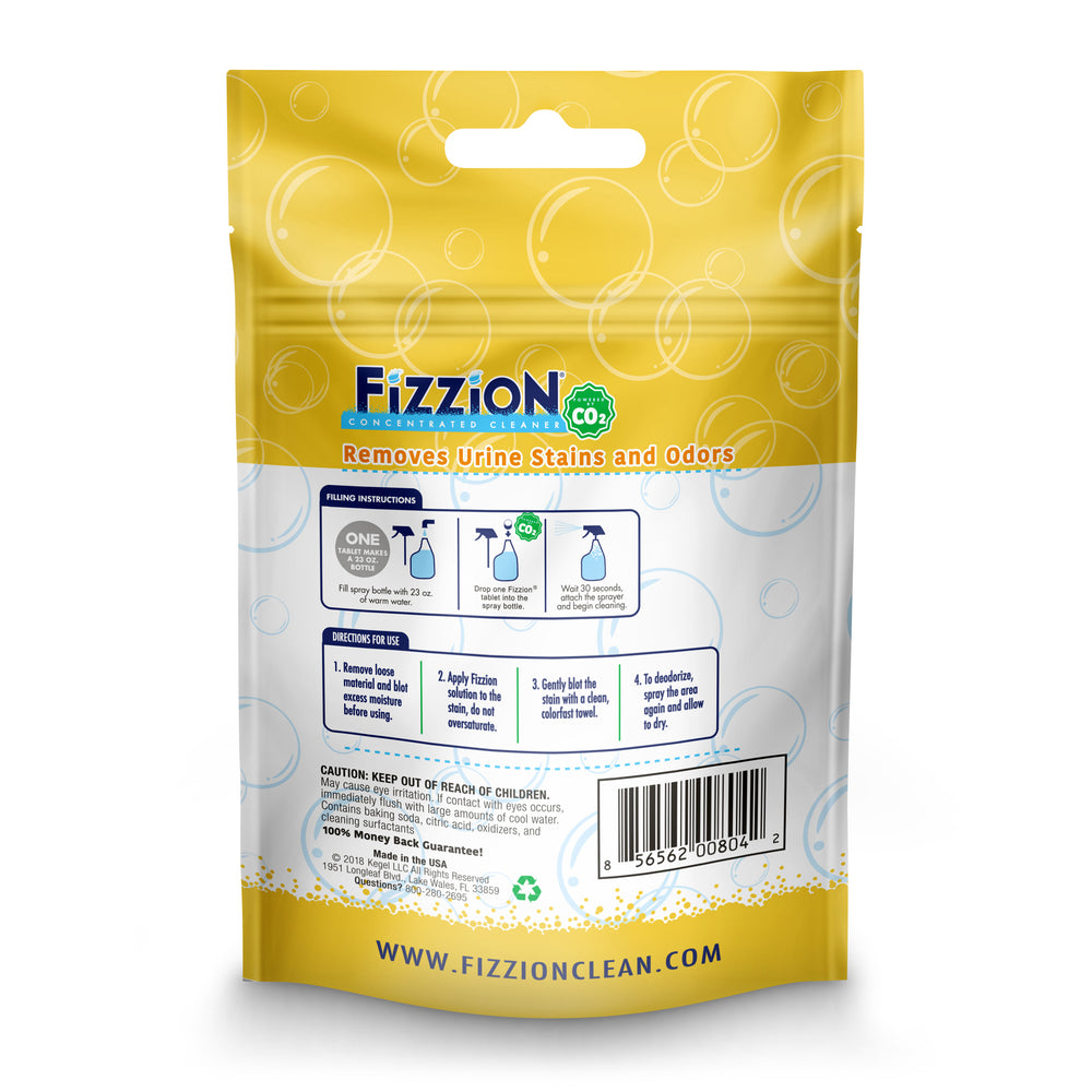 Fizzion Extra Urine Stain and Odor Destroyer - 2 Refill Pouch