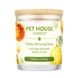 Fresh Citrus Candle Pet House Candles - One Fur All