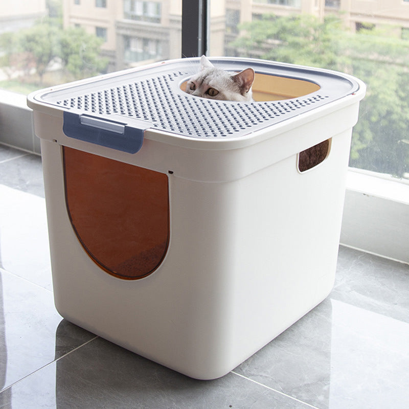FurBub Enclosed Cat Litter Box