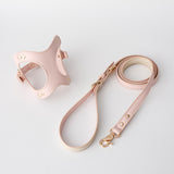 FurBub Vegan Leather Dog Harness with Lead