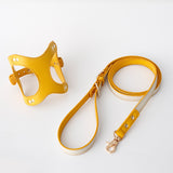 FurBub Vegan Leather Dog Harness with Lead