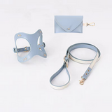 FurBub Vegan Leather Dog Harness with Lead