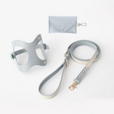 FurBub Vegan Leather Dog Harness with Lead