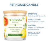 One Fur All Pet House Candle (Fresh Citrus)