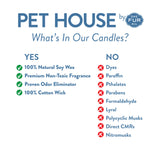 Lavender Green Tea Candle Pet House Candles - One Fur All