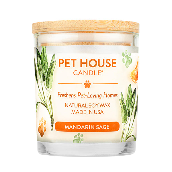 One Fur All Pet House Candle (Mandarin Sage)