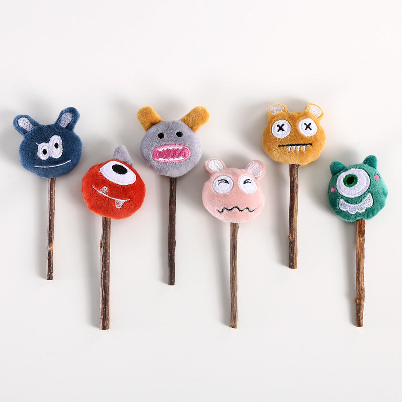 Furbub Silver Vine Dental Toy with Bell Monsters