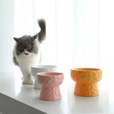 FurBub Raised Ceramic Cat Bowl | PawzUp Pet Supplies | Free Shipping | Lowest Price | Sydney | Best Cat Bowl Best Dog Bowl |