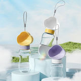 FurBub Pet Travel Bottle (2-in-1 Water Bottle with Food Cup)