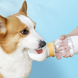 FurBub Pet Travel Bottle (2-in-1 Water Bottle with Food Cup)
