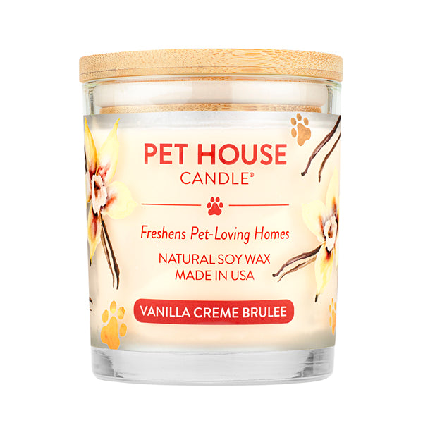 One Fur All Pet House Candle (Vanilla Creme Brulee)