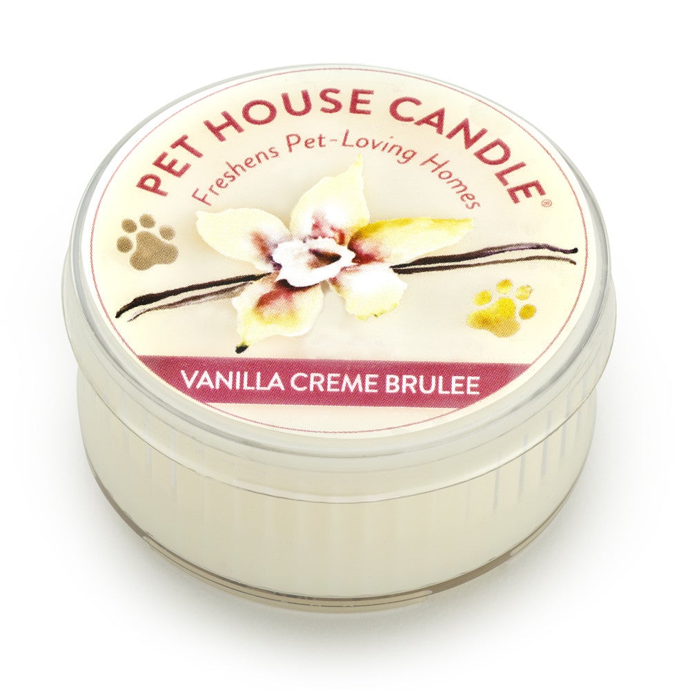 One Fur All Pet House Mini Candle (Vanilla Creme Brulee)