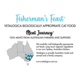 Vetalogica Biologically Appropriate Fishermans Feast Dry Cat Food 3kg - PawzUp Pet Supplies | Free Shipping | Lowest Price | Best Cat Food | Sydney Based Online Petshop |