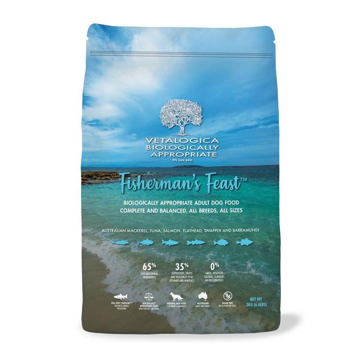 Vetalogica Biologically Appropriate Fishermans Feast Dry Dog Food - PawzUp Pet Supplies | Free Shipping | Lowest Price | Best Dog Food | Sydney Based Online Petshop |