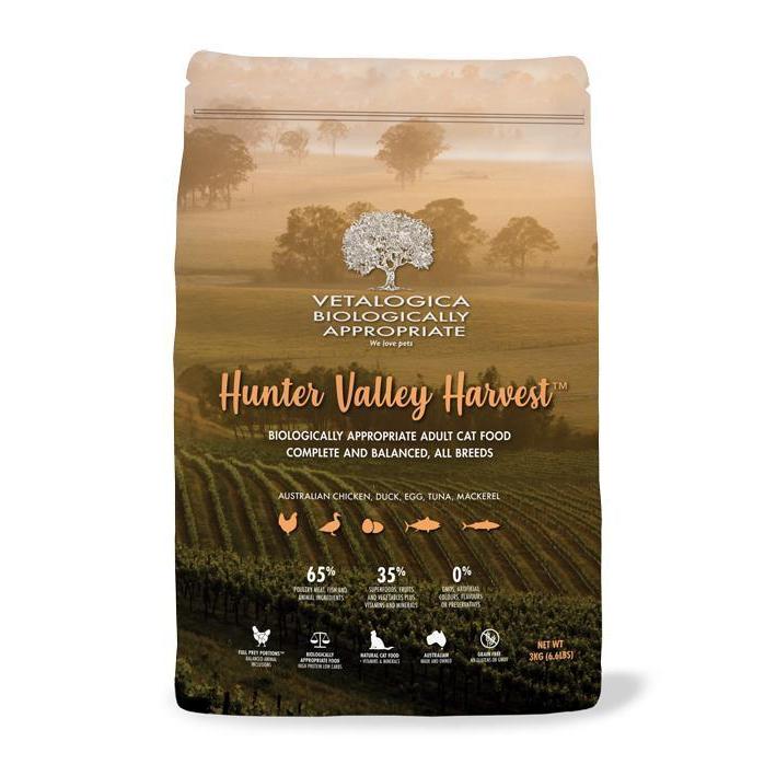 Vetalogica Biologically Appropriate Hunter Valley Harvest Dry Cat Food 3kg - PawzUp Pet Supplies | Free Shipping | Lowest Price | Best Cat Food | Sydney Based Online Petshop |