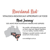 Vetalogica Biologically Appropriate Riverland Red Dry Cat Food 3kg - PawzUp Pet Supplies | Free Shipping | Lowest Price | Best Cat Food | Sydney Based Online Petshop |