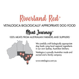 Vetalogica Biologically Appropriate Riverland Red Dry Dog Food - PawzUp Pet Supplies | Free Shipping | Lowest Price | Best Dog Food | Sydney Based Online Petshop |