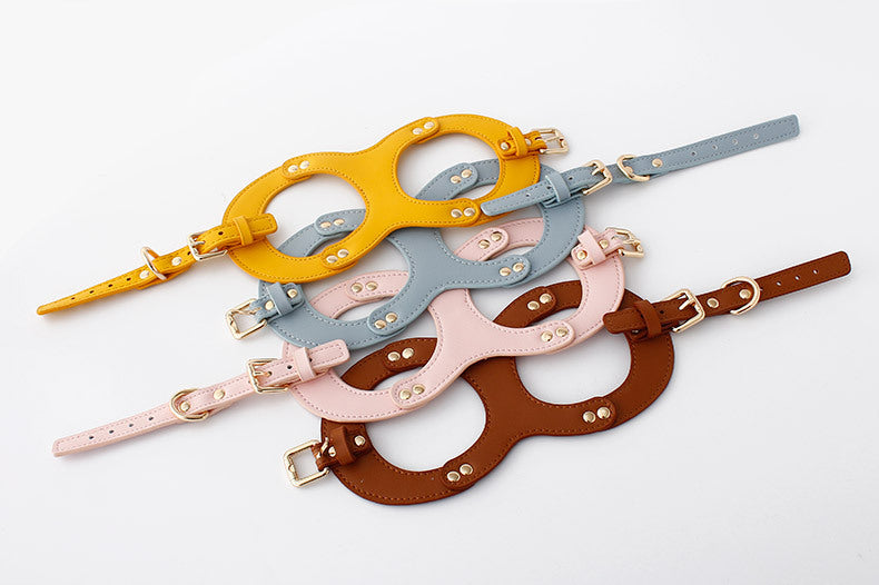 FurBub Vegan Leather Dog Harness with Lead