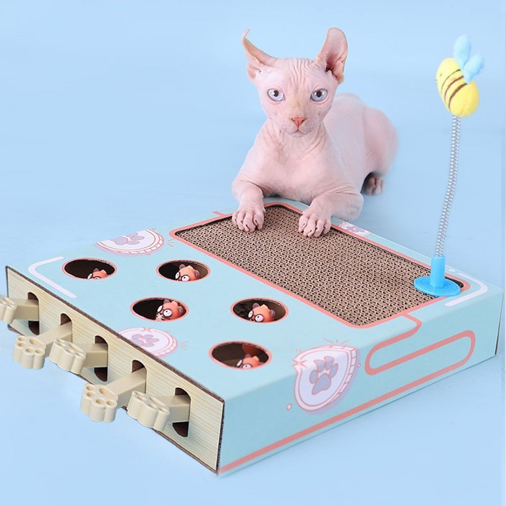 Furbub Whack-a-Mole Cat Game & Scratcher