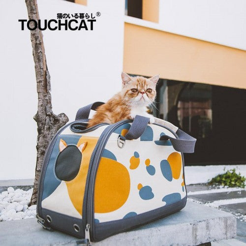 TOUCHCAT Tote-Tails Designer Collapsible Pet Carrier