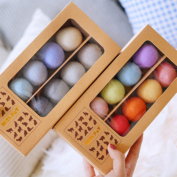 MissPet Cat Toy Wool Ball Set with Catnip
